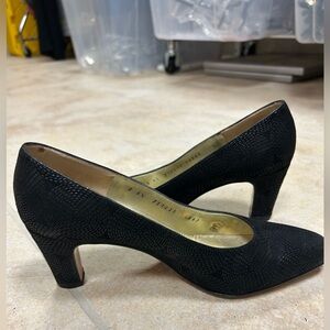 Bruno Magli Gold and Black Italian Shoes